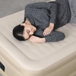 Bestway Fortech Air Bed With Built-in Ac Pump Twin -Best Journeys Area bestway fortech air bed with built in ac pump twin 3