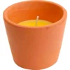 Terracotta Citronella Candle -Best Journeys Area citronella terracotta citronella candle