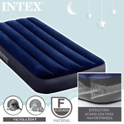 Intex Dura-Beam Classic Downy Single Mattress -Best Journeys Area intex dura beam classic downy single mattress 2