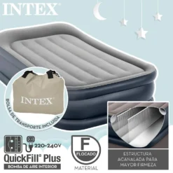 Intex Dura-Beam Standard Deluxe Pillow Mattress -Best Journeys Area intex dura beam standard deluxe pillow mattress 2