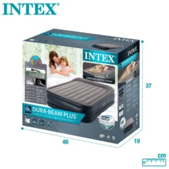 Intex Dura-Beam Standard Deluxe Pillow N2 Mattress -Best Journeys Area intex dura beam standard deluxe pillow n2 mattress 6