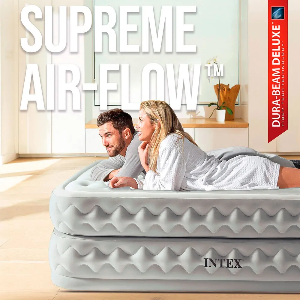 Intex Supreme Air-Flow Double With Fiber-Tech Mattress 3 Intex Supreme Air-Flow Double With Fiber-Tech Mattress - Image 2