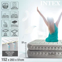 Intex Supreme Air-Flow Double With Fiber-Tech Mattress 11 Intex Supreme Air-Flow Double With Fiber-Tech Mattress -Best Journeys Area intex supreme air flow double with fiber tech mattress 3