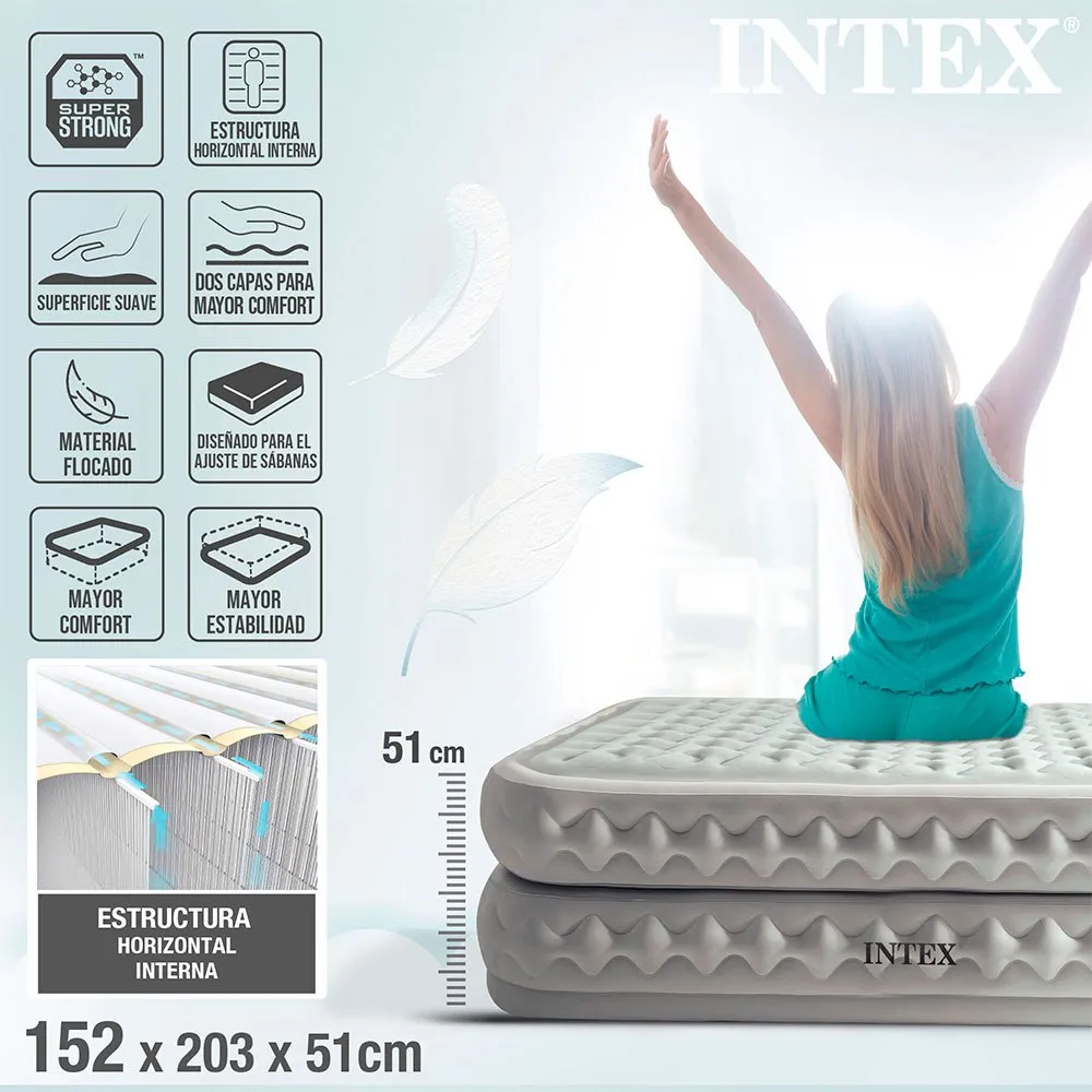 Intex Supreme Air-Flow Double With Fiber-Tech Mattress 5 Intex Supreme Air-Flow Double With Fiber-Tech Mattress - Image 4