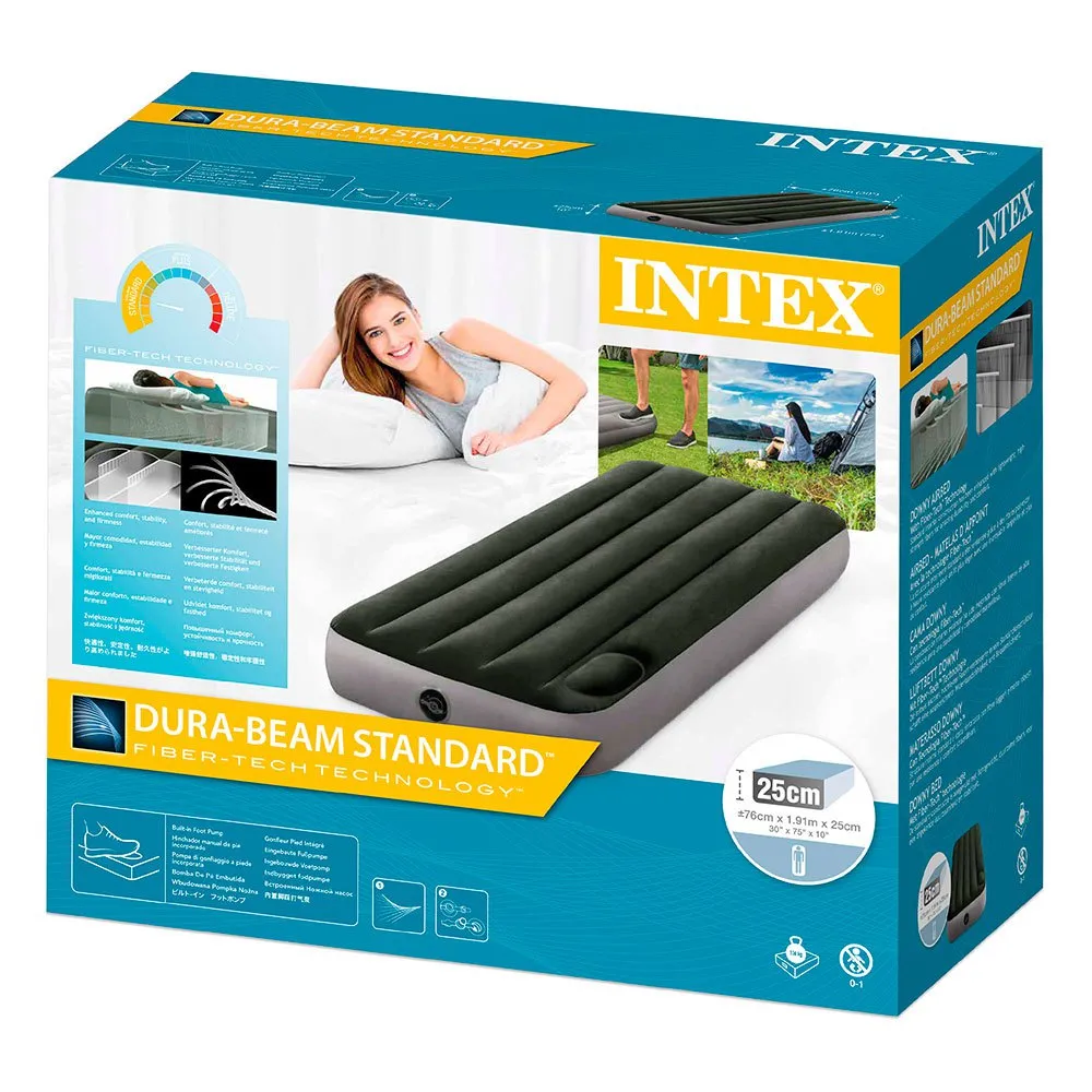 Intex Twin Camping With Fiber-Tech Mattress 6 Intex Twin Camping With Fiber-Tech Mattress - Image 4