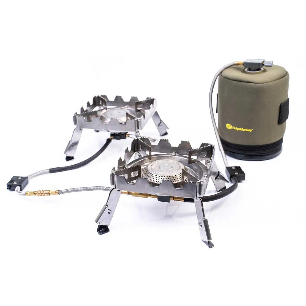 Ridgemonkey Quad Connect Pro Full Kit Stove 3 Ridgemonkey Quad Connect Pro Full Kit Stove