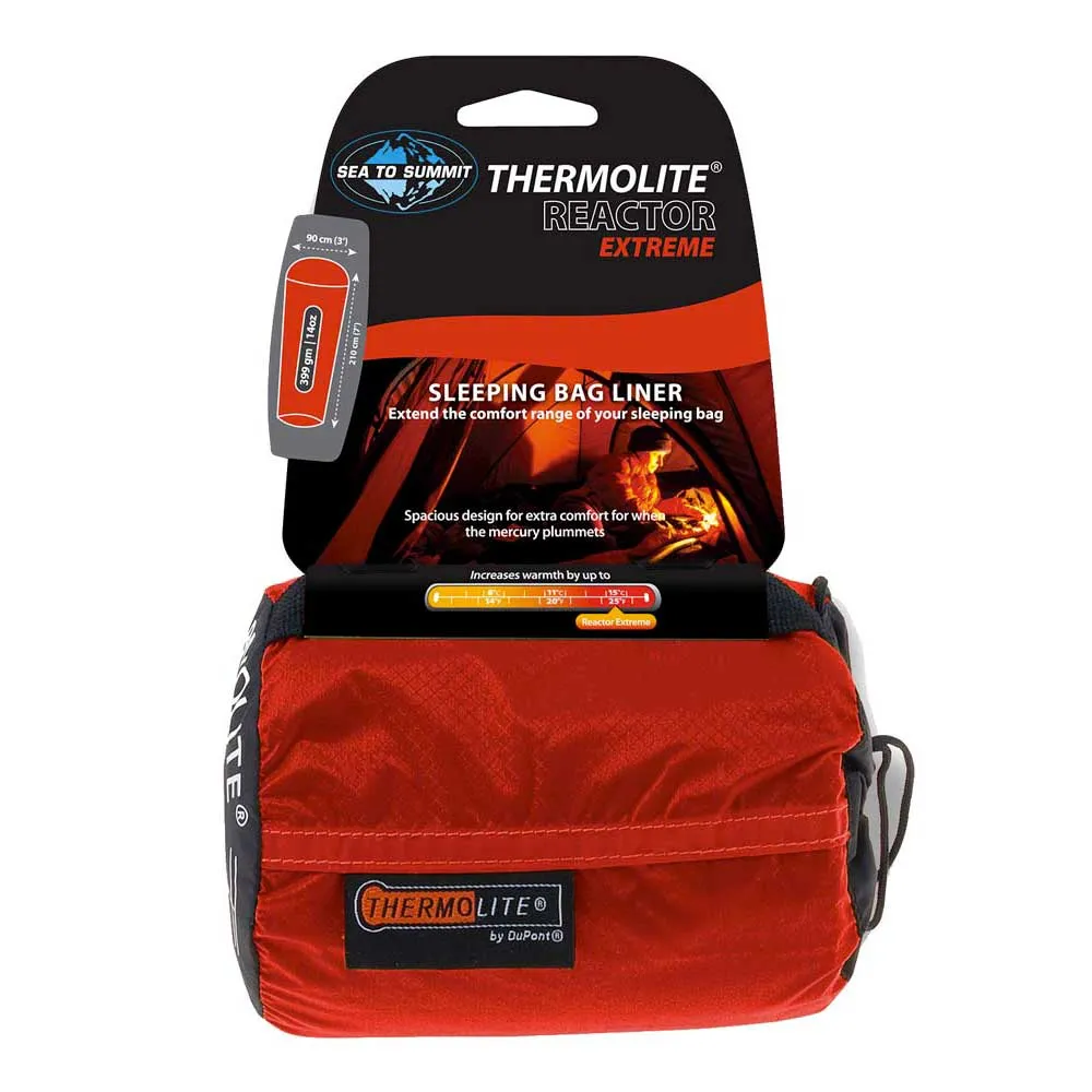 Sea To Summit Reactor Extreme Thermolite Mummy Liner 3 Sea To Summit Reactor Extreme Thermolite Mummy Liner